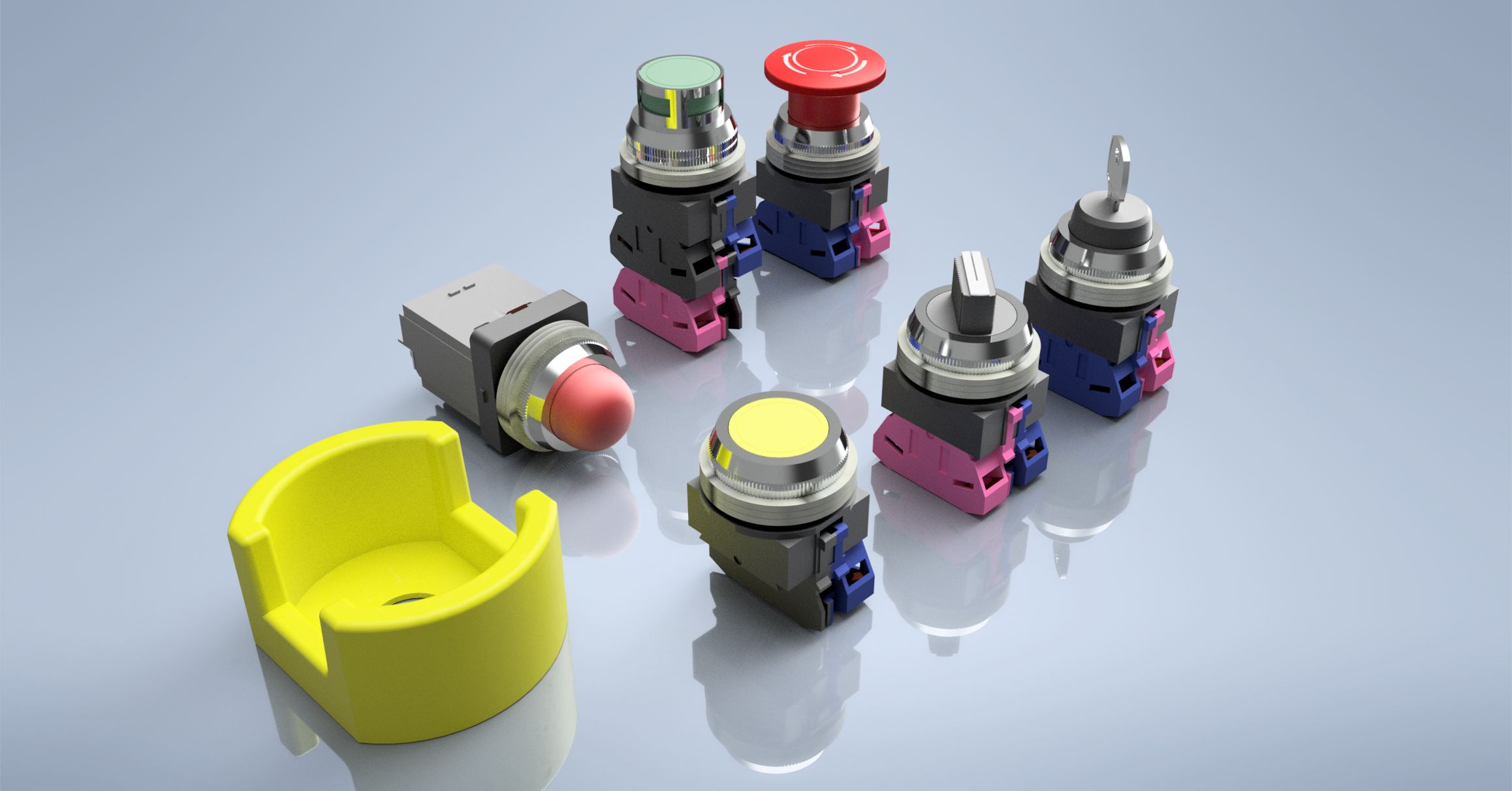 IDEC 30开关、开关灯和指示灯